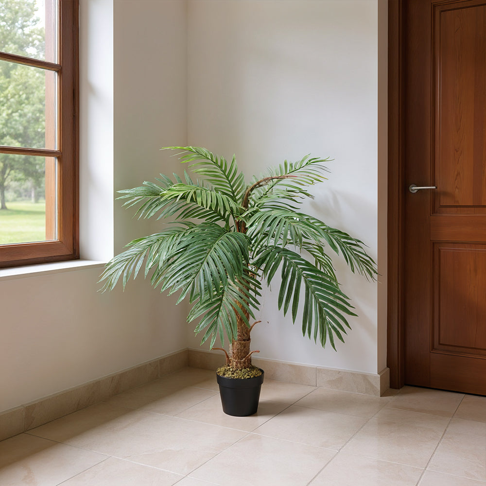 New Artificial Potted Plant Palm Tree for Home Decoration 100cm H