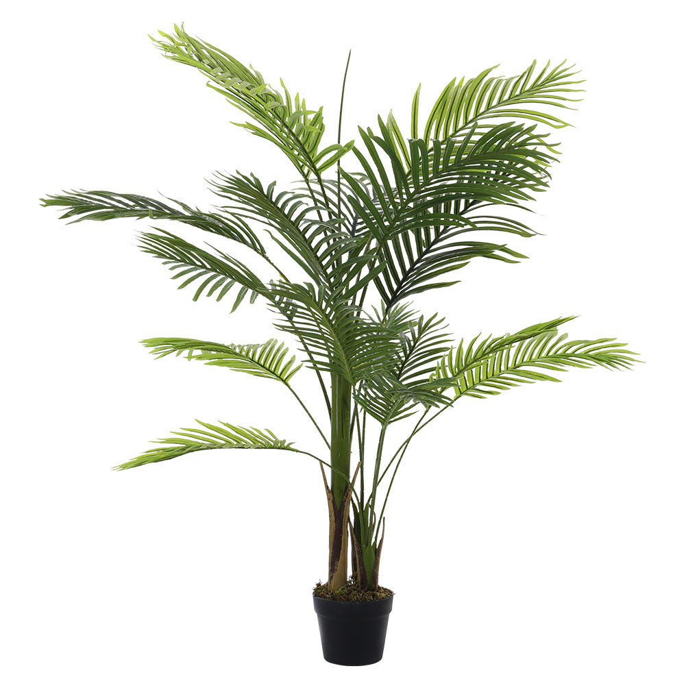 130cm Artificial Bamboo Palm Tree Plant in Pot Indoor Living Room Plant Decor