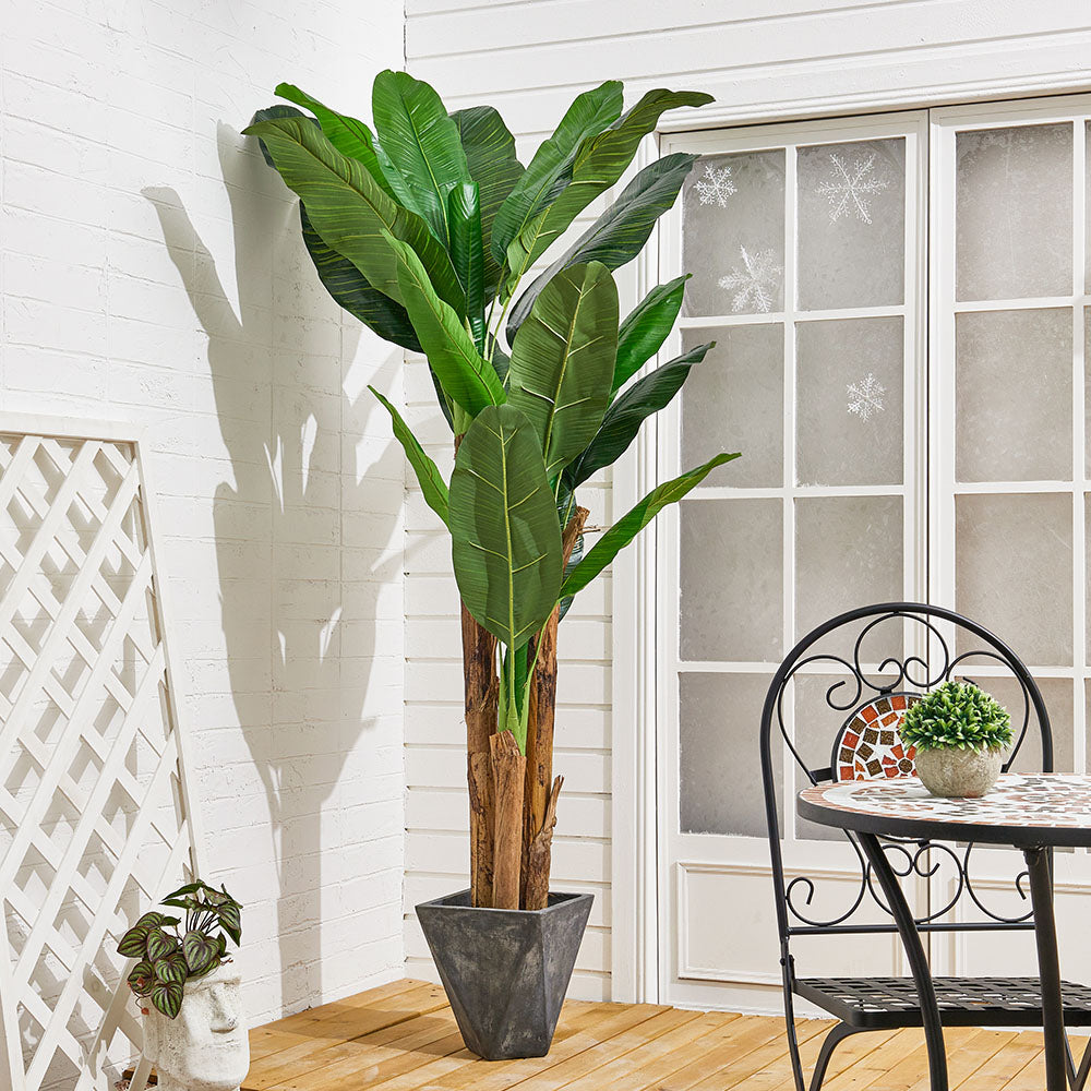 180cm Artificial Plant Fake Banana Tree in Pot