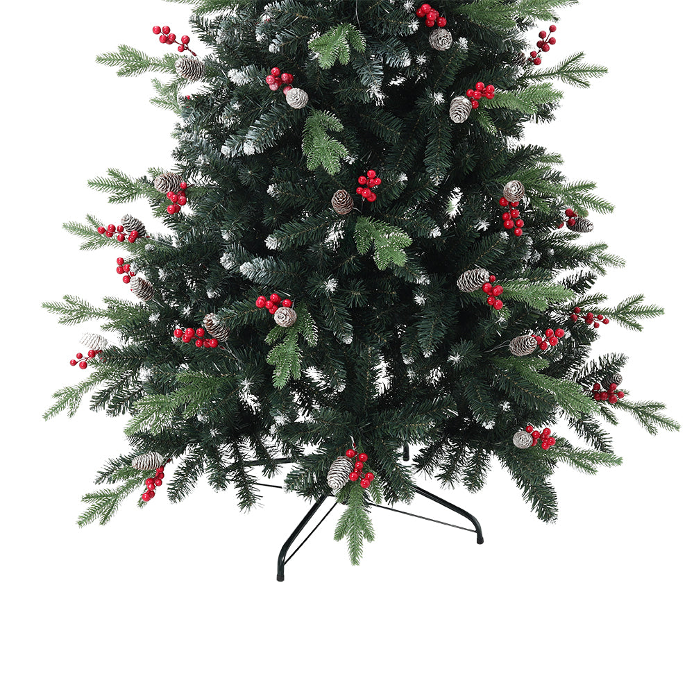 New 1.8m Frosted Artificial Frosted Christmas Tree