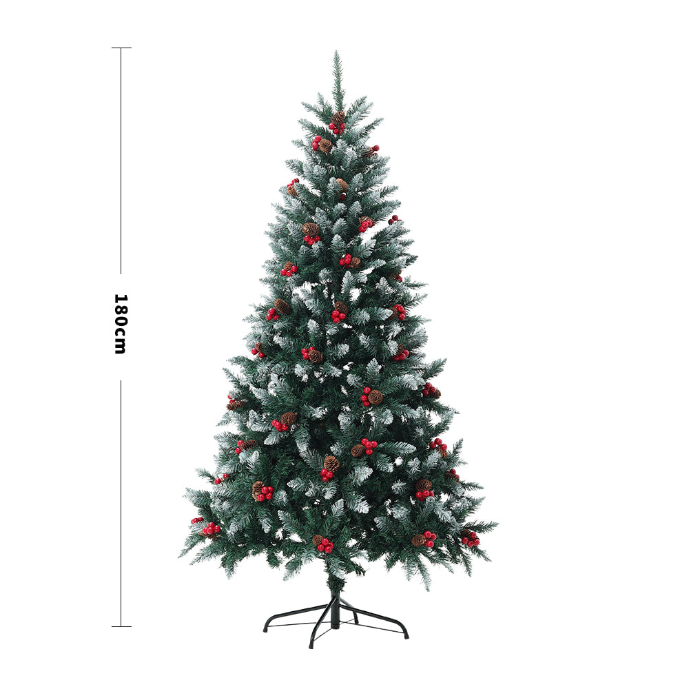 1.8M Classic Artificial Christmas Tree with Stand for Indoor Decor