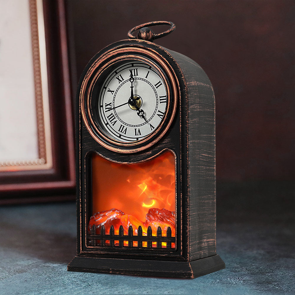 LED Fireplace Lantern Fire Flame Light Home Decor