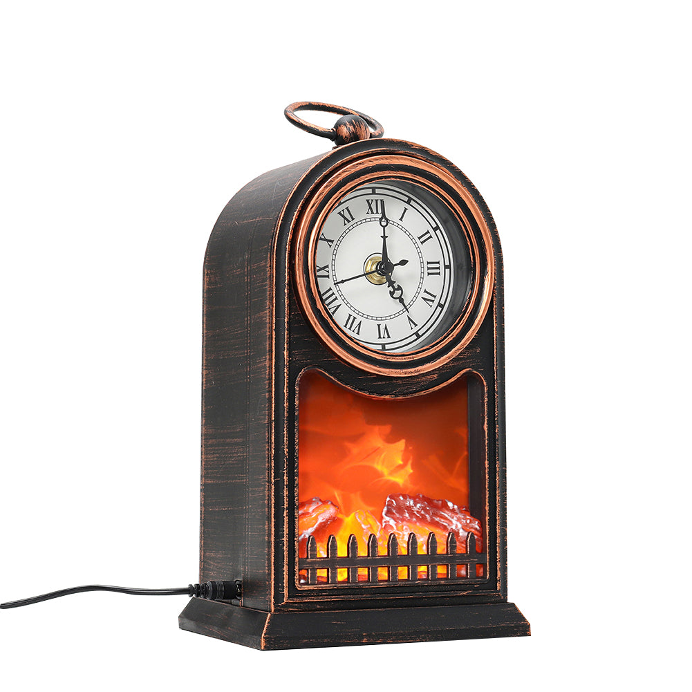 LED Fireplace Lantern Fire Flame Light Home Decor