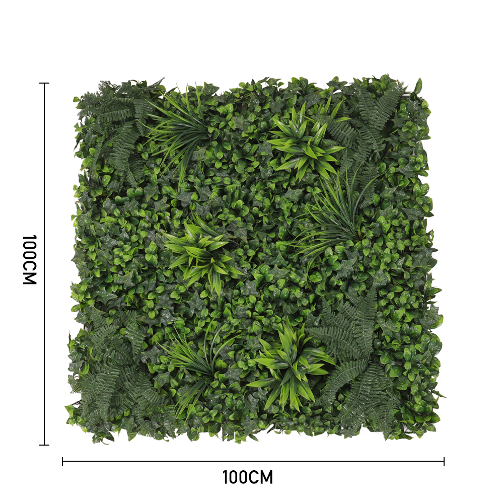 New Artificial Plant Hedge Greenery Wall Panel with Assorted  1pc
