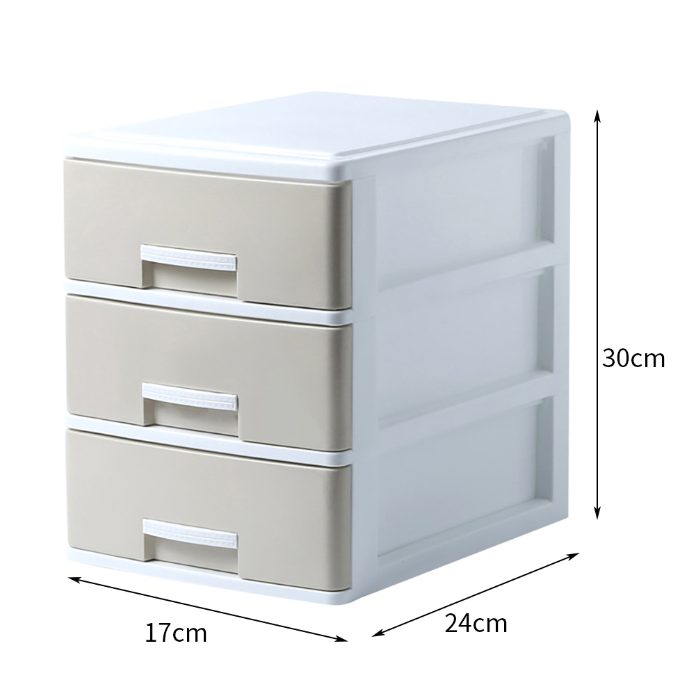 New Plastic Desktop Storage Box with Small Drawers