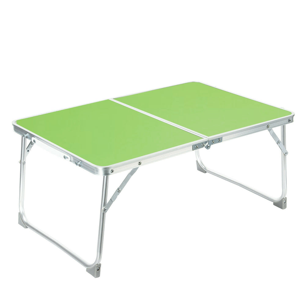 New Green Portable Aluminium Folding Bed Table for Laptop and Study