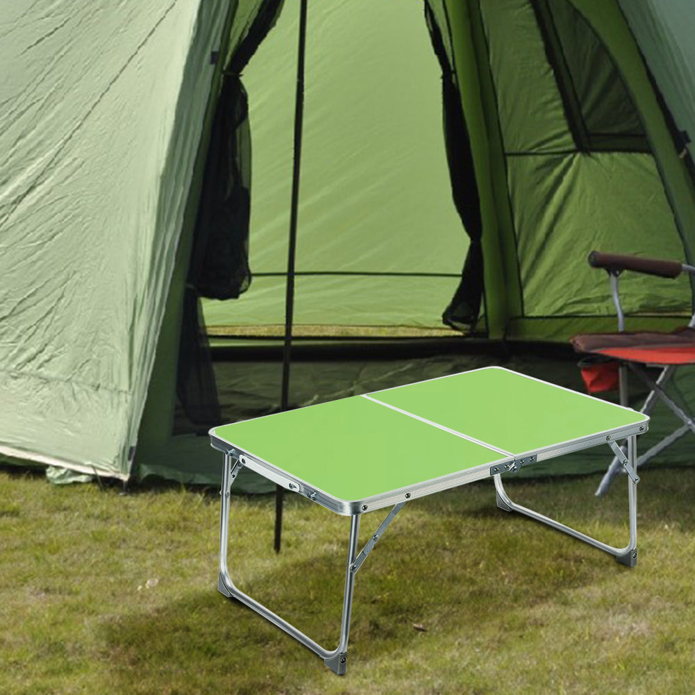 New Green Portable Aluminium Folding Bed Table for Laptop and Study