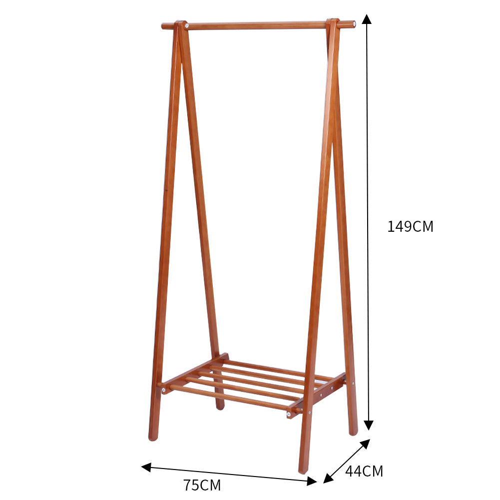 New Wooden Free Standing Clothes Rack for Entryway