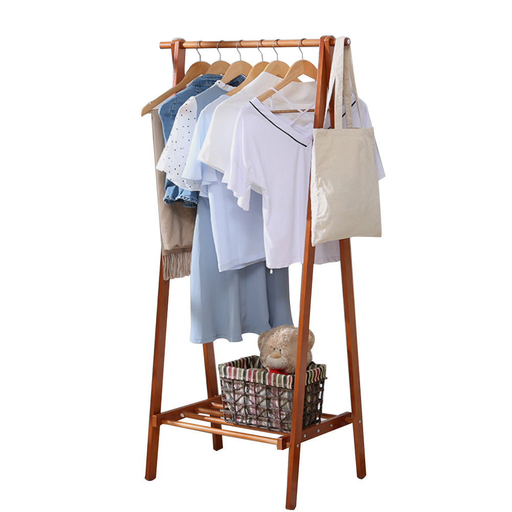 New Wooden Free Standing Clothes Rack for Entryway