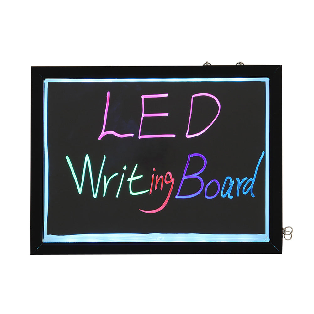 New Black Portable LED Glow Message Board for Kids and Ads