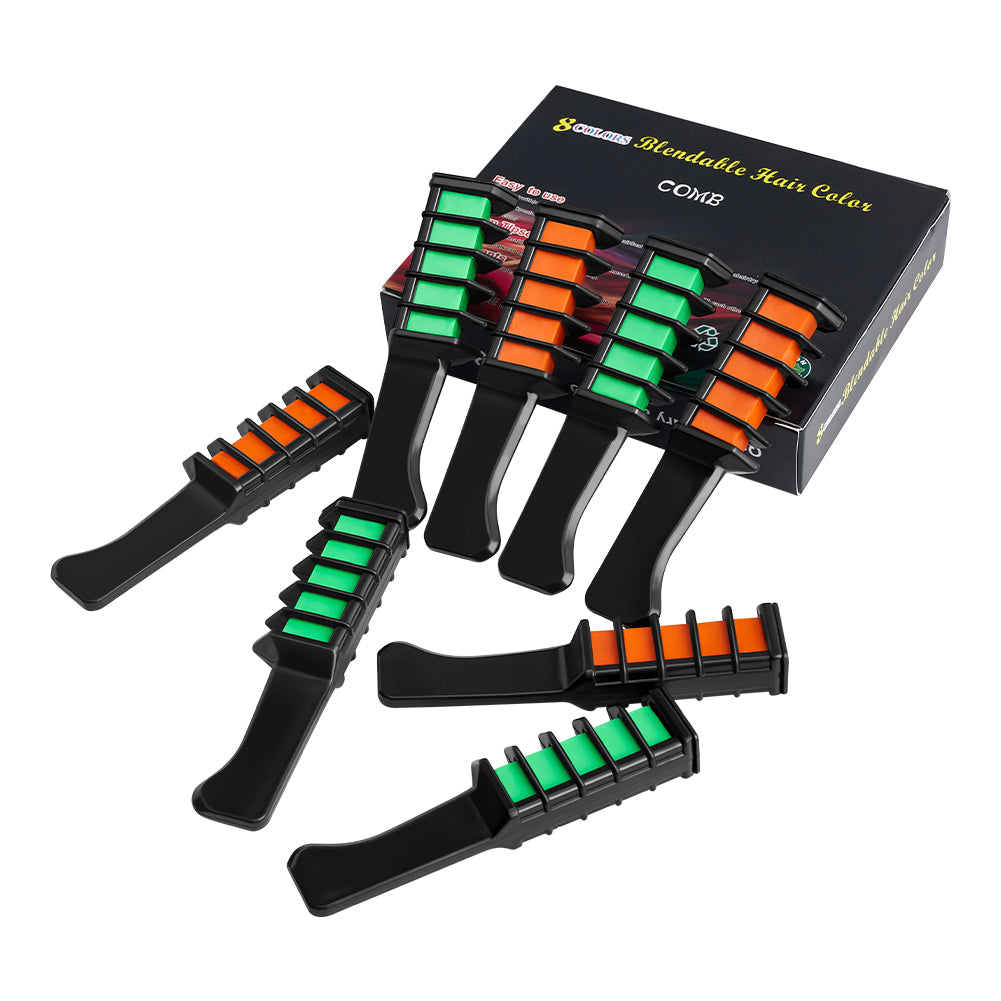 New 2 Colours Temporary Hair Chalk Comb Set