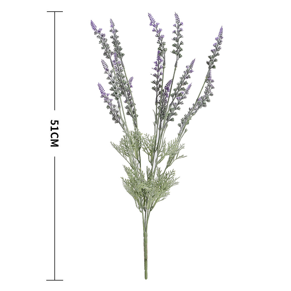 Artificial Purple Lavender Plastic Flower DIY Floral Bouquet