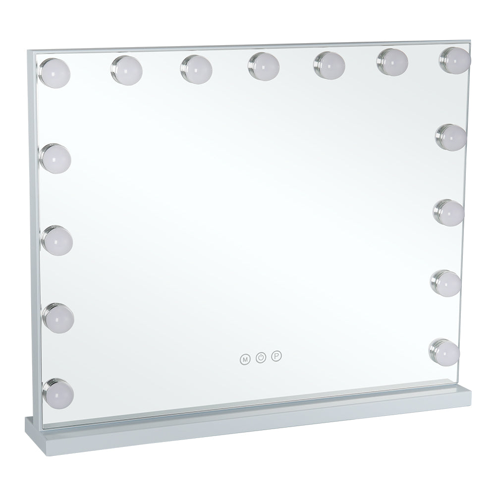 Frameless Hollywood LED Light Cosmetic Mirror Adjustable Lighting