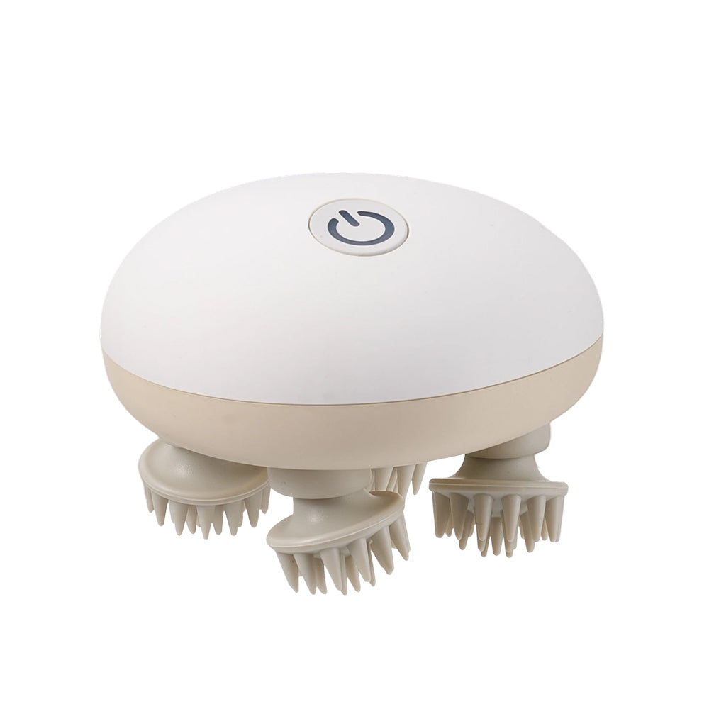 New Portable Electric Scalp Massager with 5 Modes White