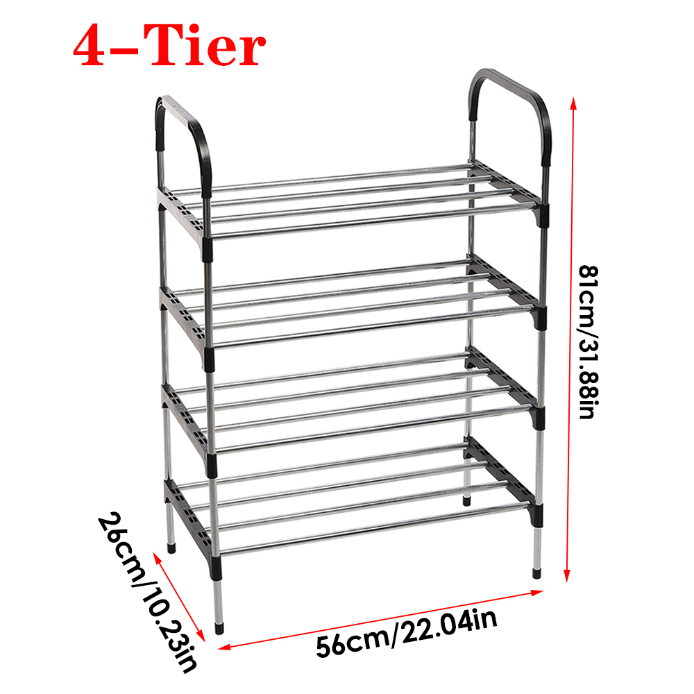 New Multi Tiers Shoe Rack Organiser Stackable Space Saving Shoe Shelf