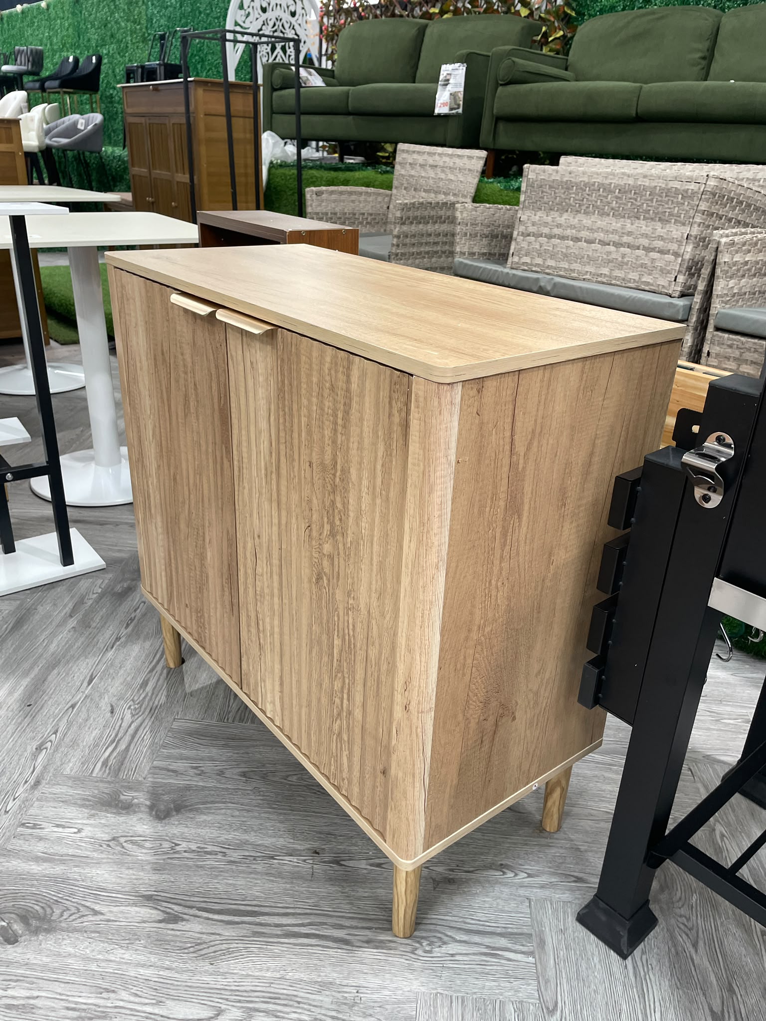 Sideboard Storage Cabinet with Double Doors & Adjustable Shelf