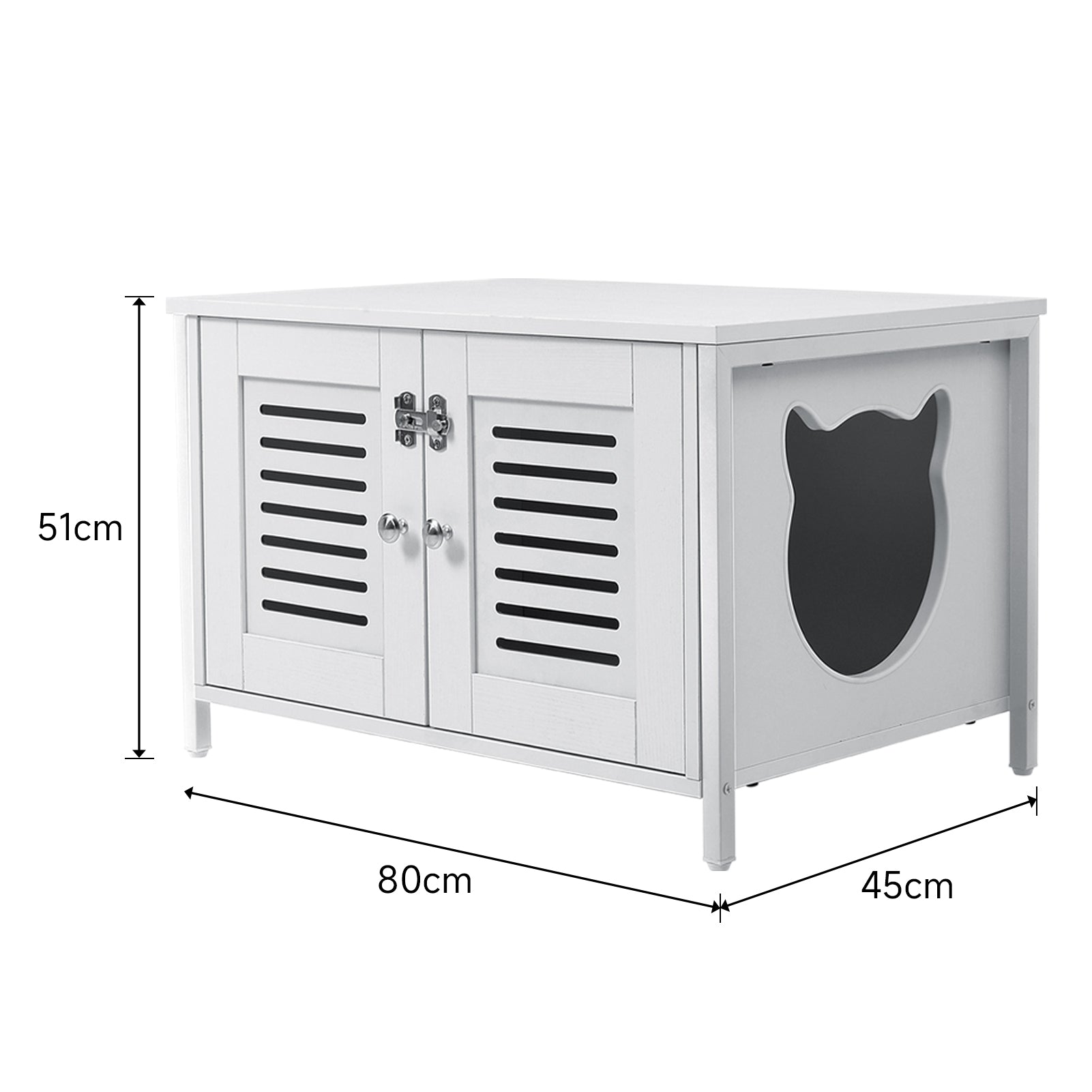 New Pet Box Cabinet White