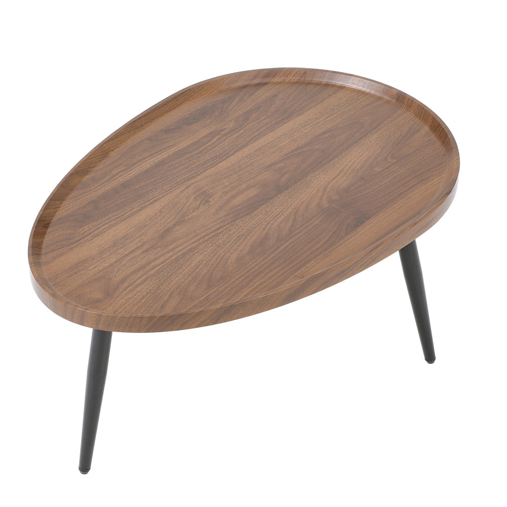 New Brown Wood Grain Nesting Coffee Tables