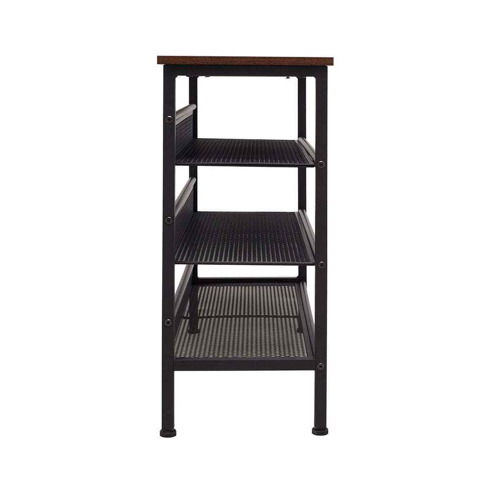 4-Tier Mesh Shelves Shoe Rack