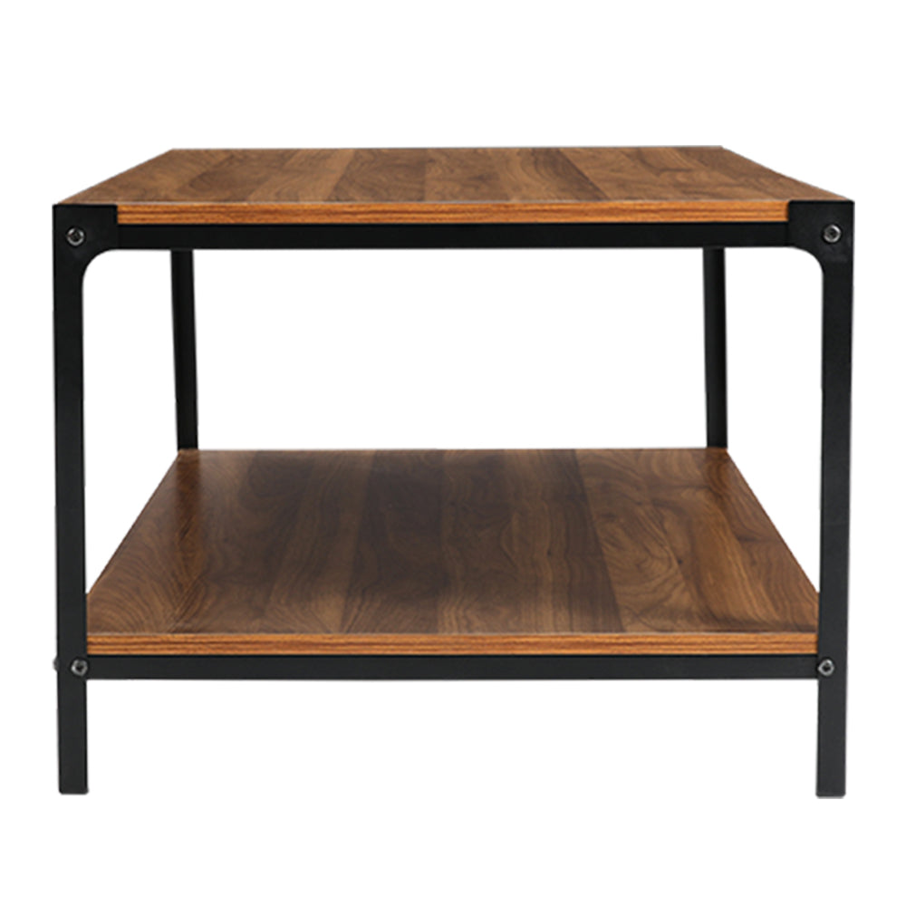 2-Tier Walnut Finish Coffee Table