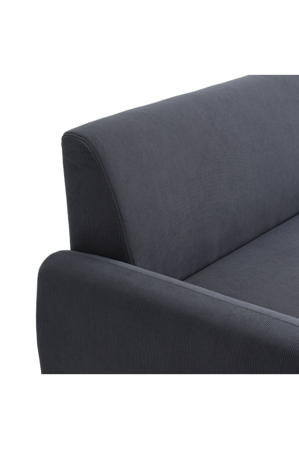 New Grey 2-Seat Corduroy Loveseat Sofa