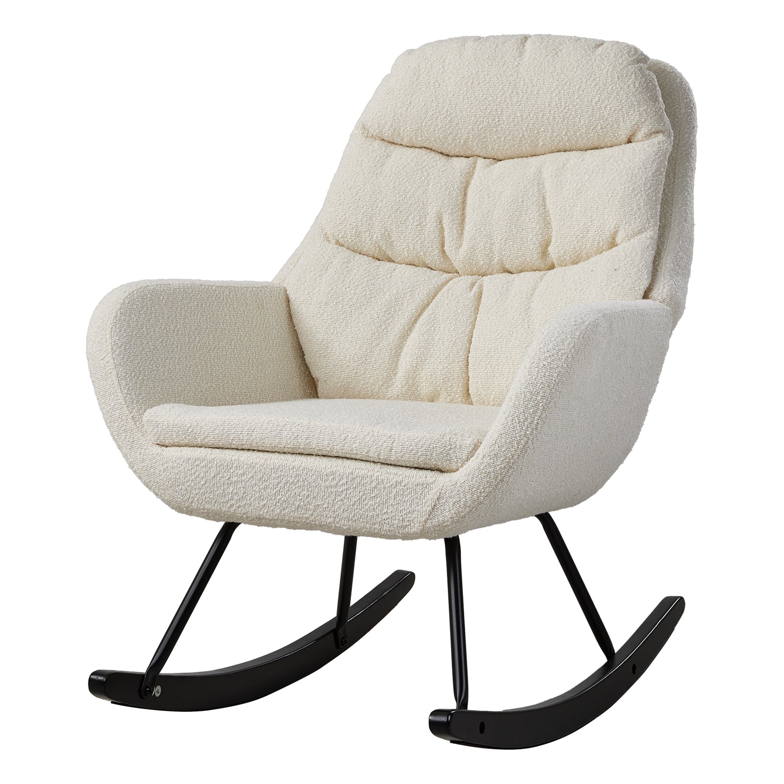 New Teddy Fleece Upholstered Rocking Chair