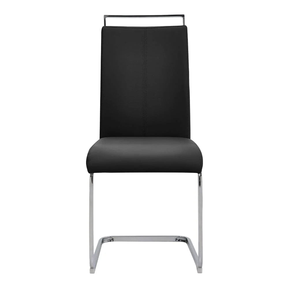 NEW Black PU Leather High Dining Chair 1PC