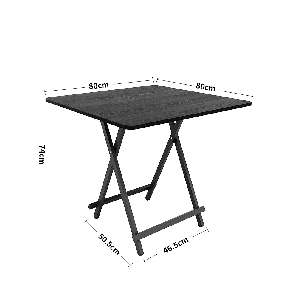 New Folding Wooden Dining Table 80x80cm