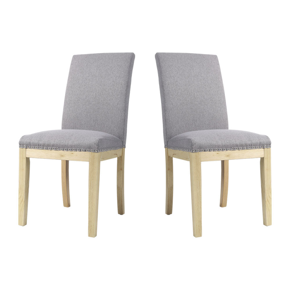 Modern Upholstered Dining Chair with Wooden Legs 1PC