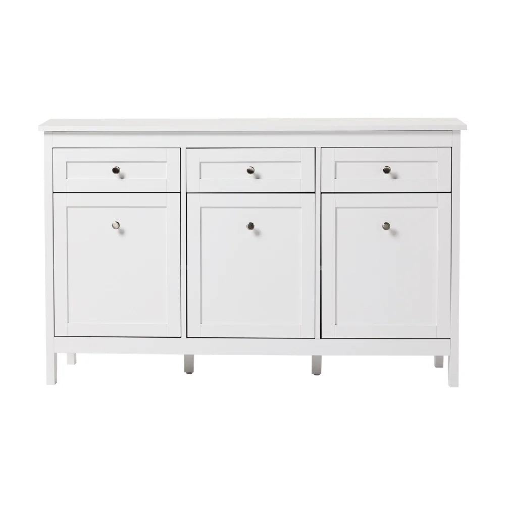 Classic White Large Storage Cabinet Sideboard