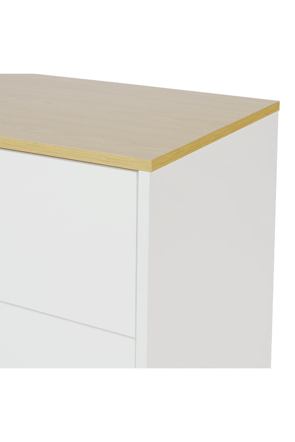 NEW Simple-Styled Three Drawers Wooden Side Cabinet