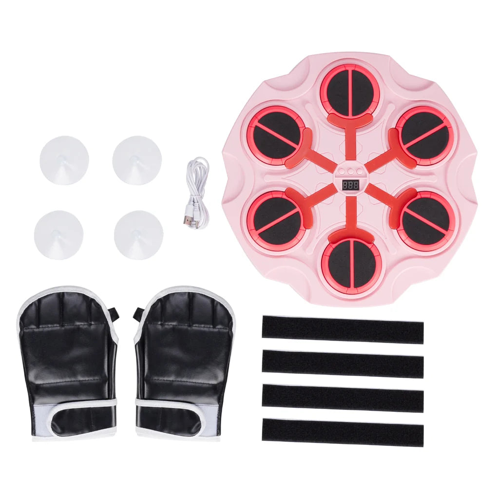 New 6 Target Music Boxing Machine with LED Light