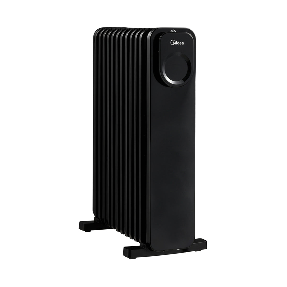New 2300W 11 Fin Oil Filled Radiator Electric Heater with Remote Control Black