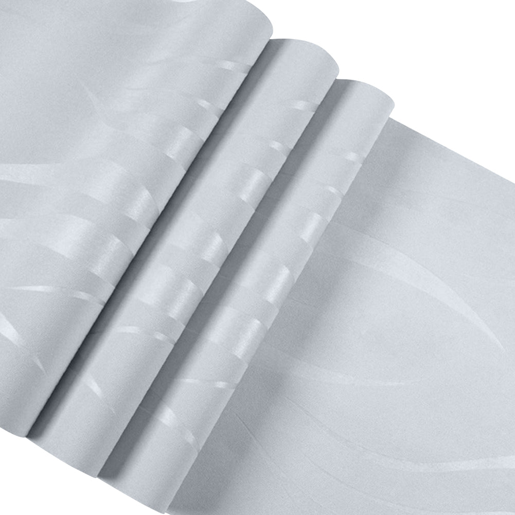 New Modern Non Pasted Wave Wallpaper Silver Grey