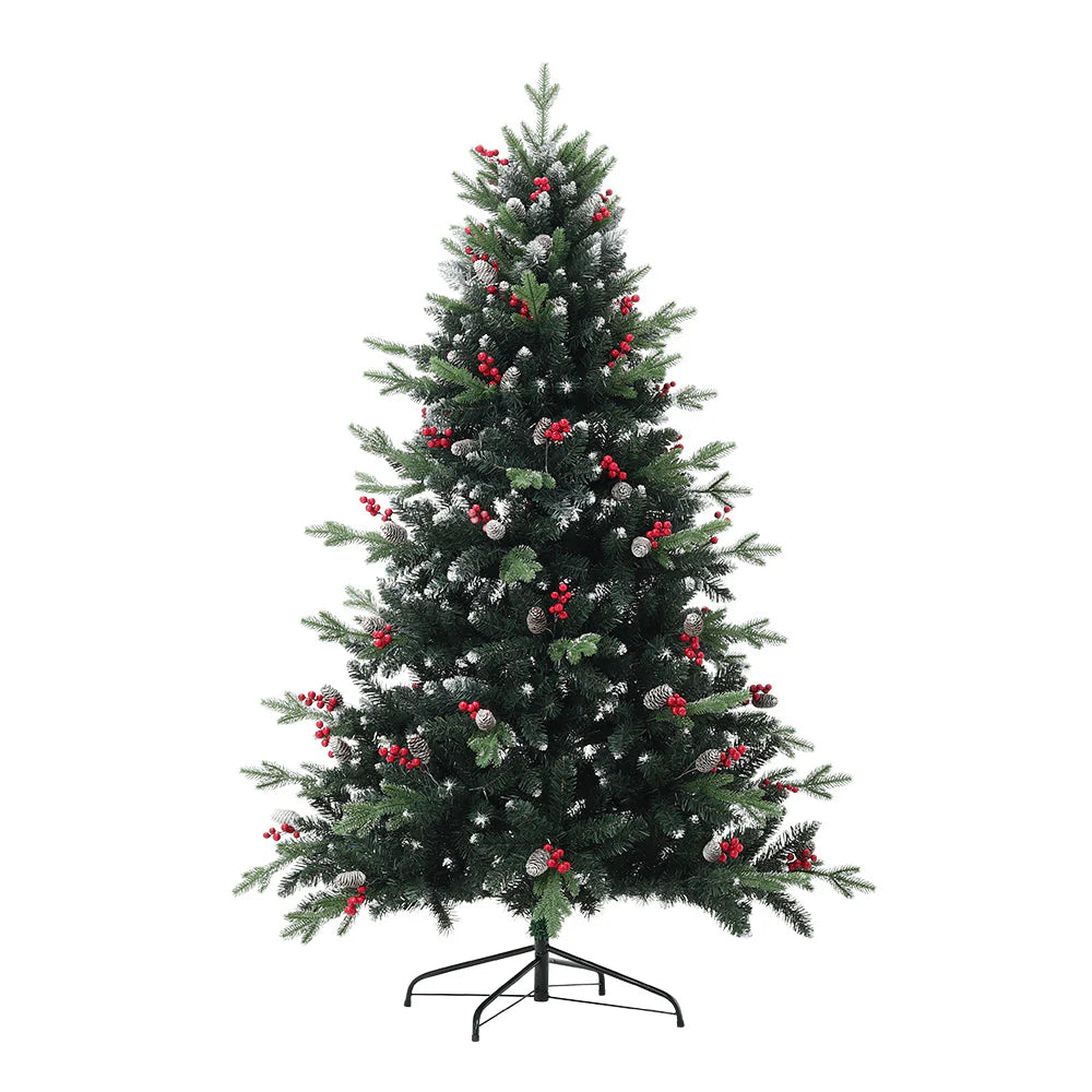 New 1.8m Frosted Artificial Frosted Christmas Tree