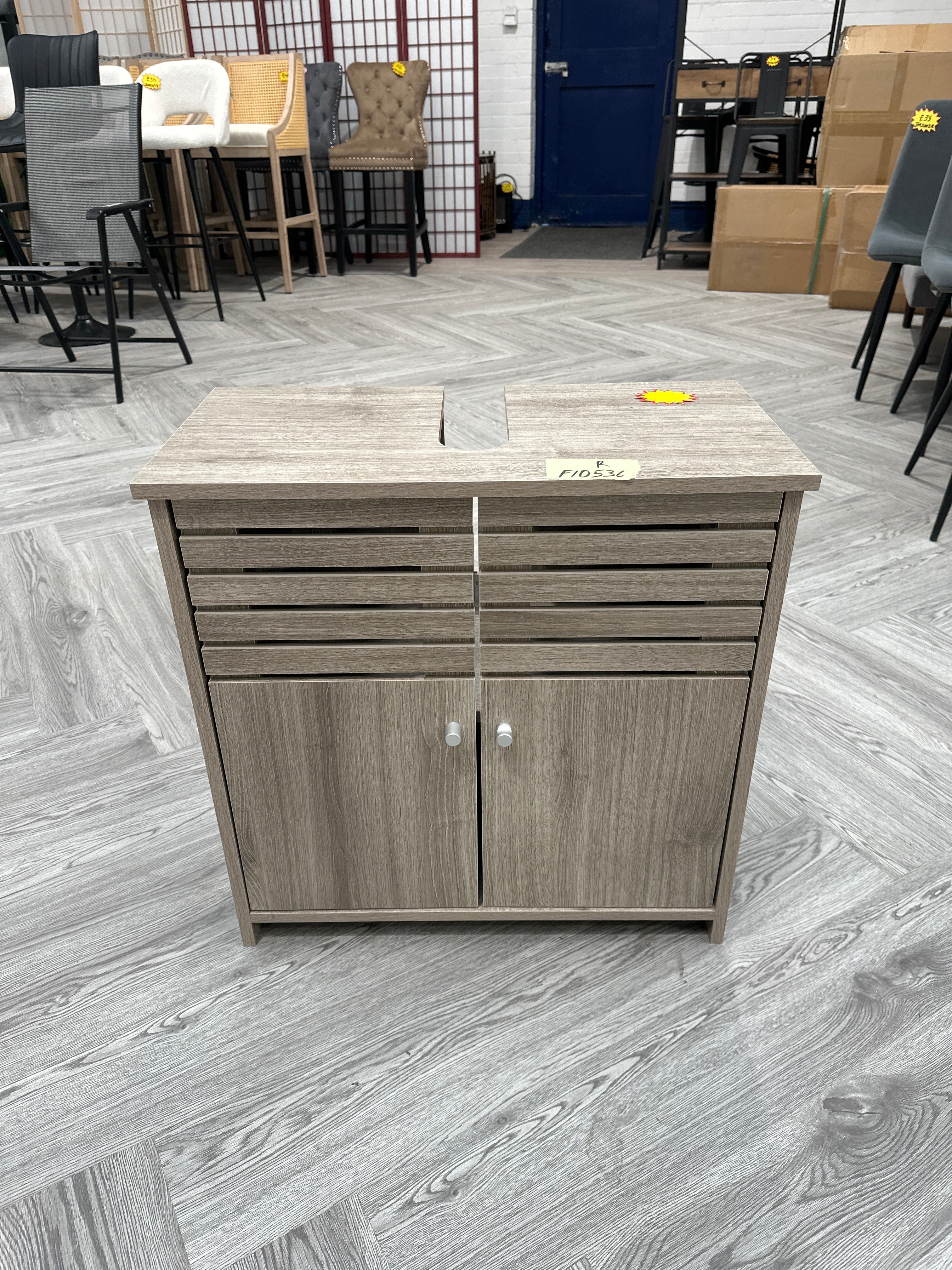 Wooden Freestanding Under Sink Storage Cabinet