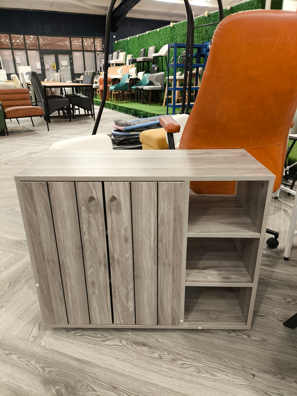 Wooden Shoe Storage Cabinet