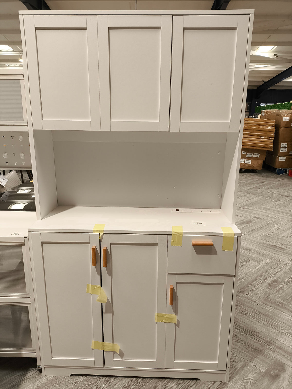 Tall Storage Cabinet White