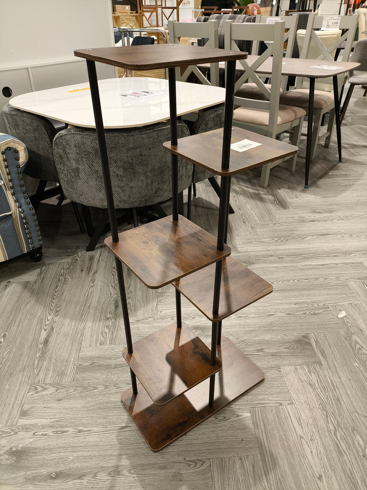 6 Tier Metal Plant Stand Flower Pot Corner Shelf Display Rack