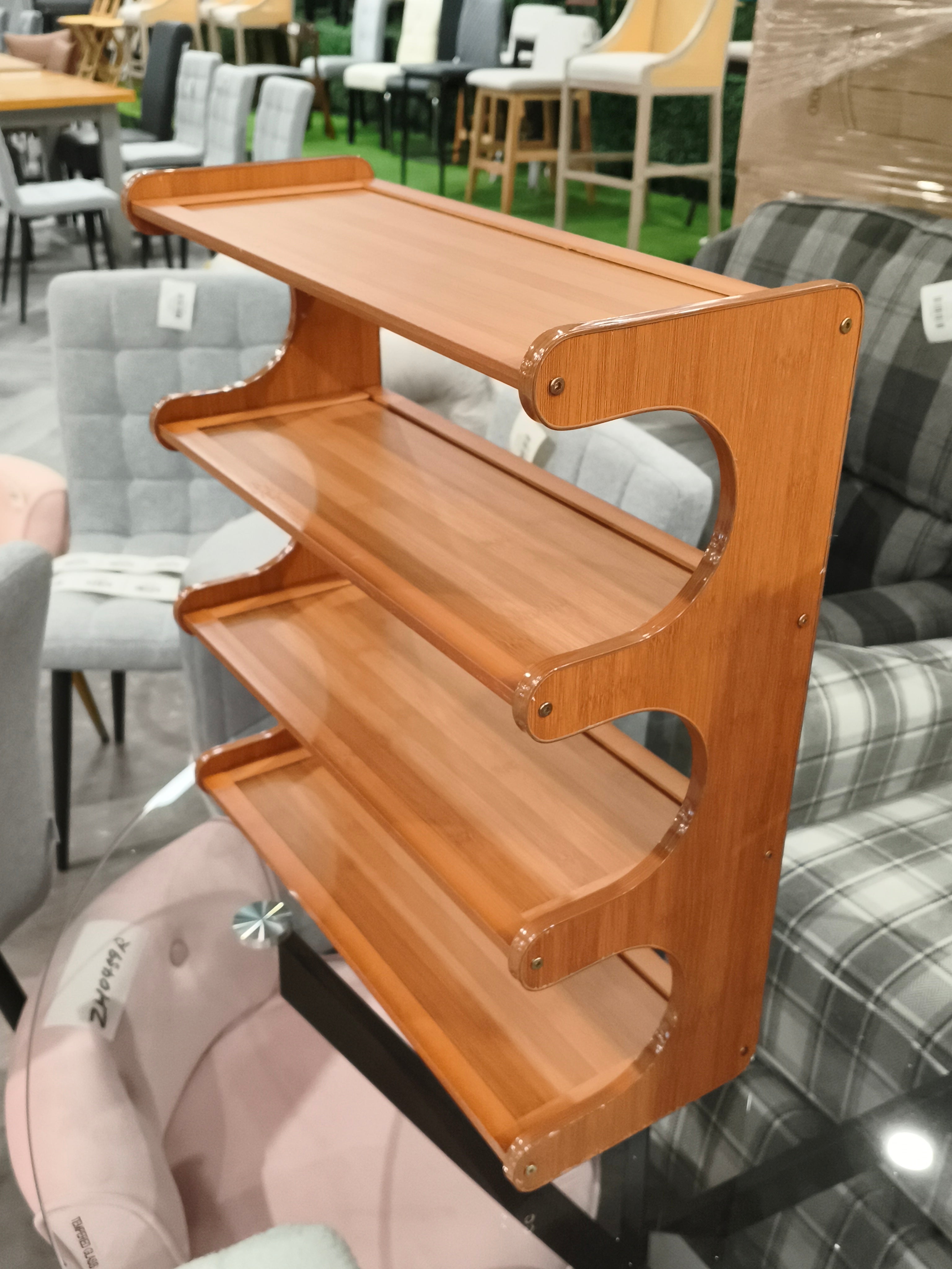 Wooden 4 Tiers Shoes Rack
