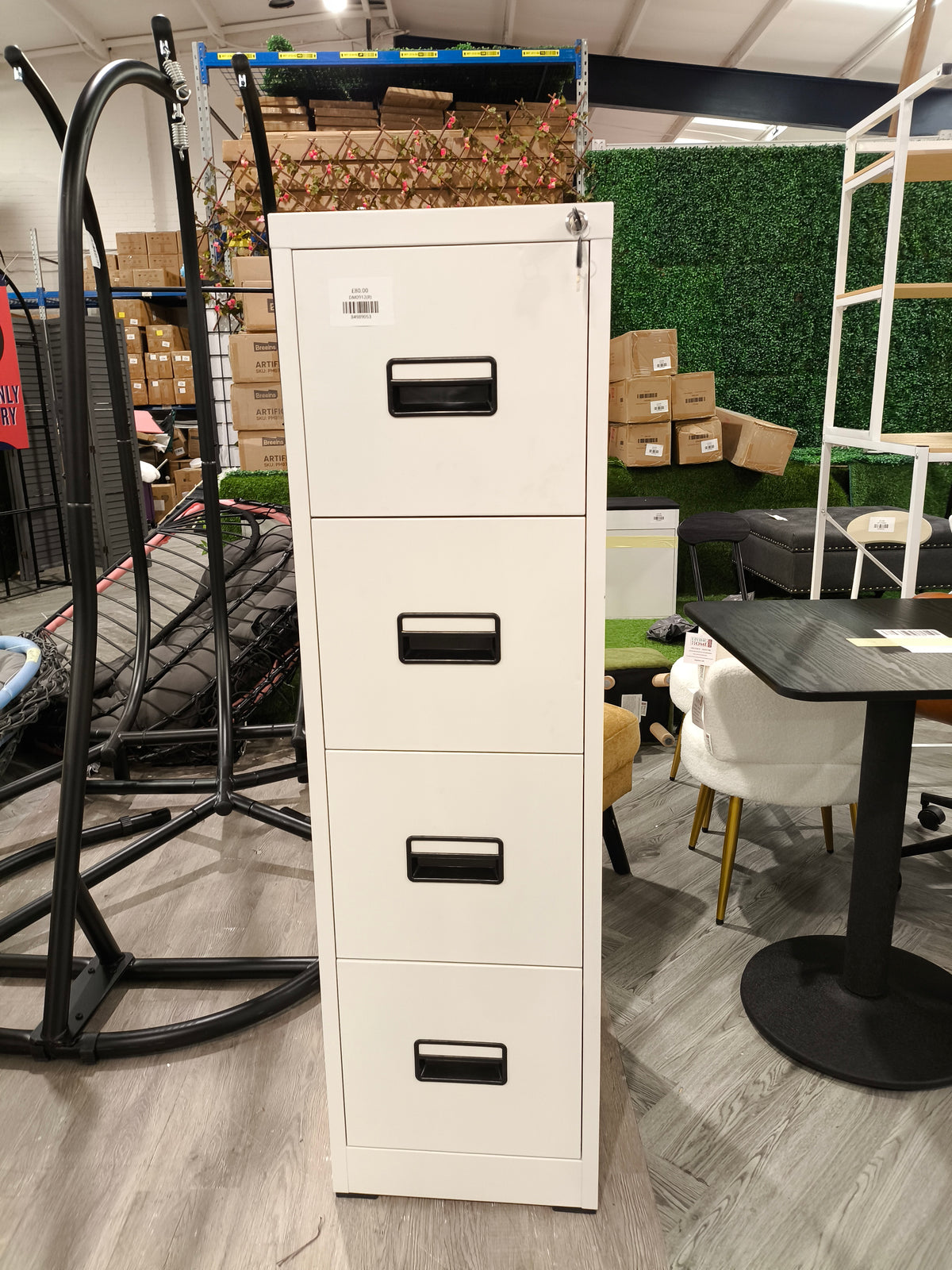 4-Drawer Vertical File Cabinet with Interlock