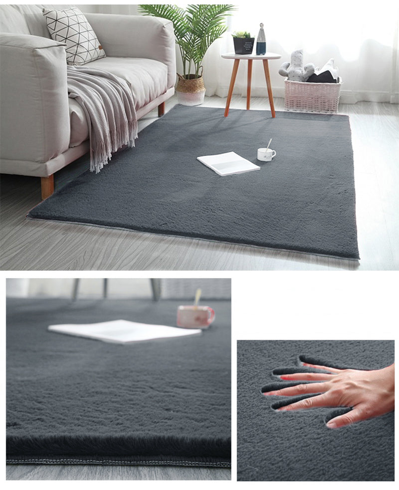 New Soft Artificial Rabbit Fur Sofa Cushion Carpet