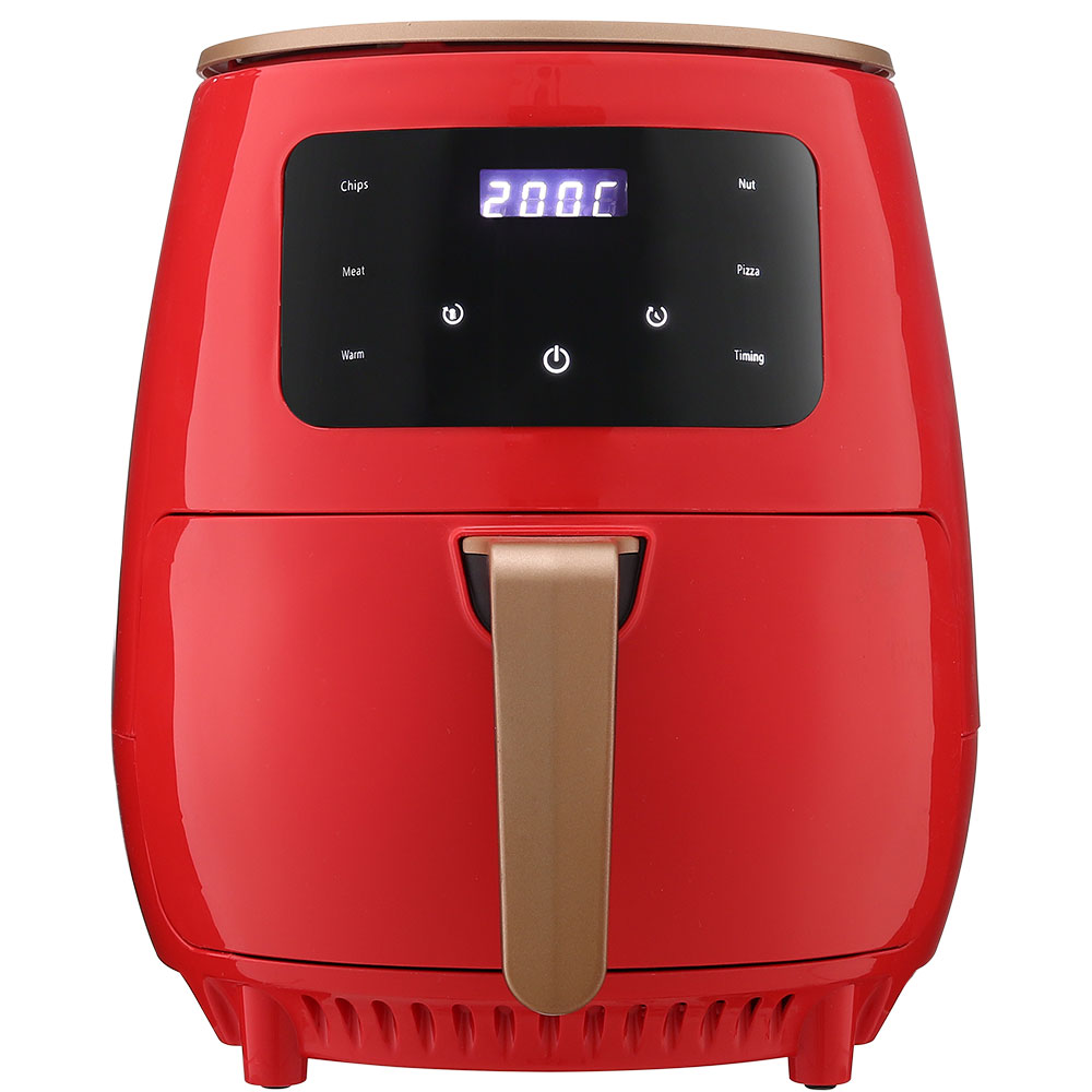 4.5L Air Fryer with Non-Stick Basket and LCD Digital Touchscreen Control