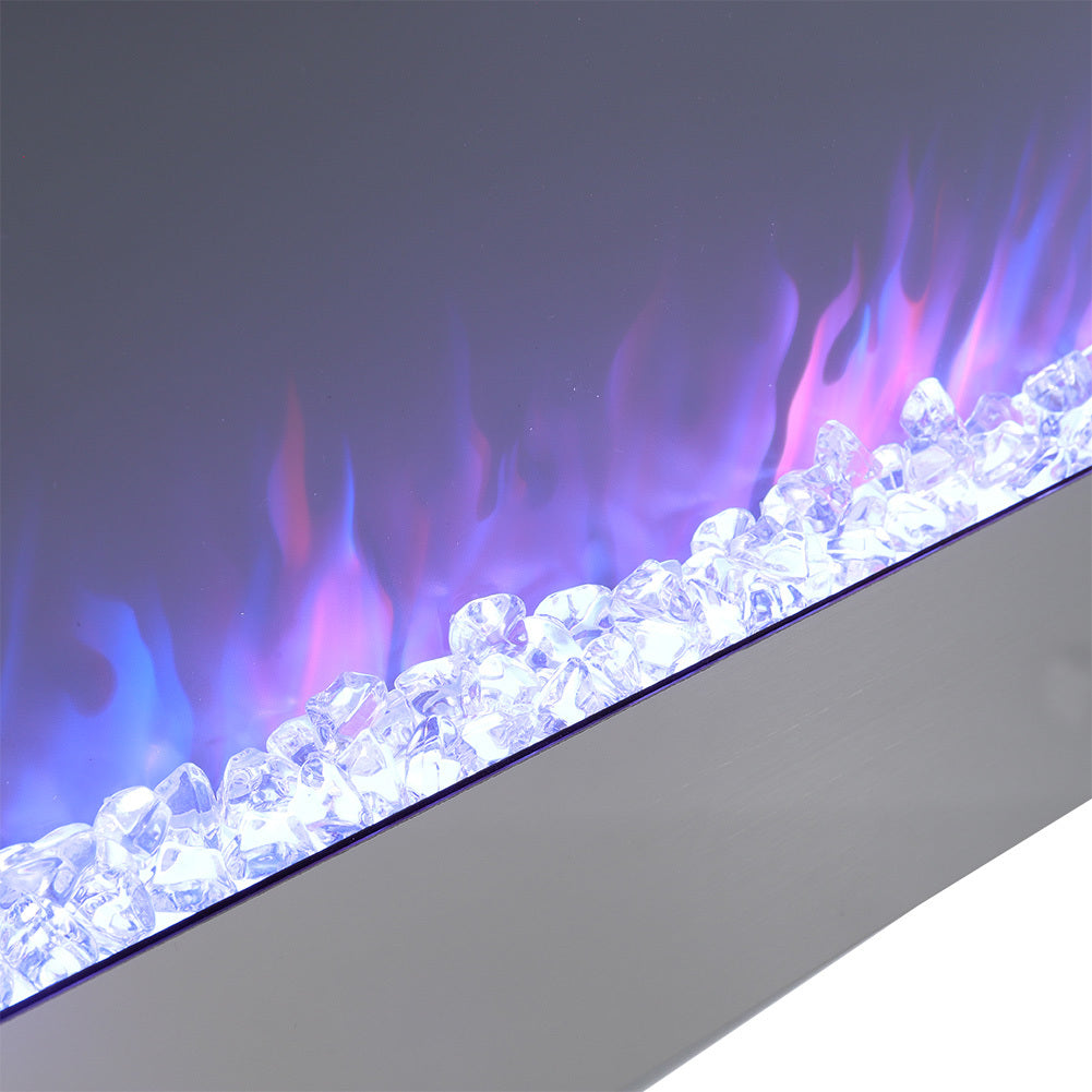 40/50/60 Inch Multicolor Flames Wall Mounted Adjustable Electric Fireplace